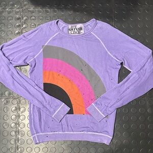 freecity M Purple Long Sleeve Sweatshirt.